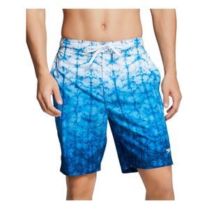 SPEEDO Mens Blue Active Athletic Fit Swim Trunks S